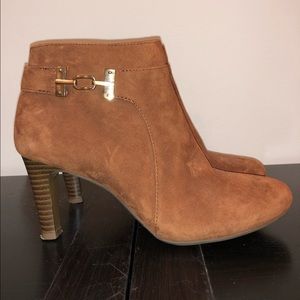 Ankle Bootie with Buckle Detail